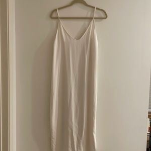 Everlane midi slip dress Japanese go weave